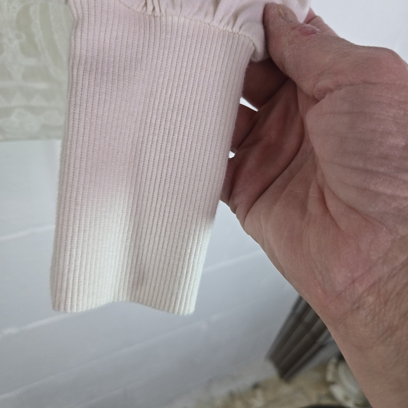 Anthropologie Tiny Romantic Ivory Victorian Style Blouse - Picture 10 of 12